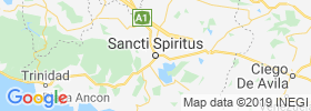 Sancti Spiritus map